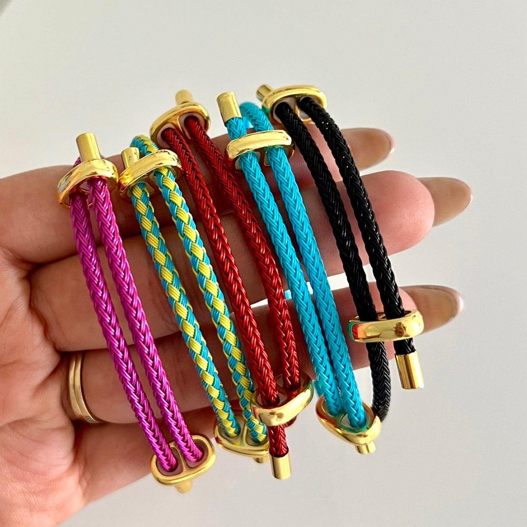 Pulsera Cordon Double Colors