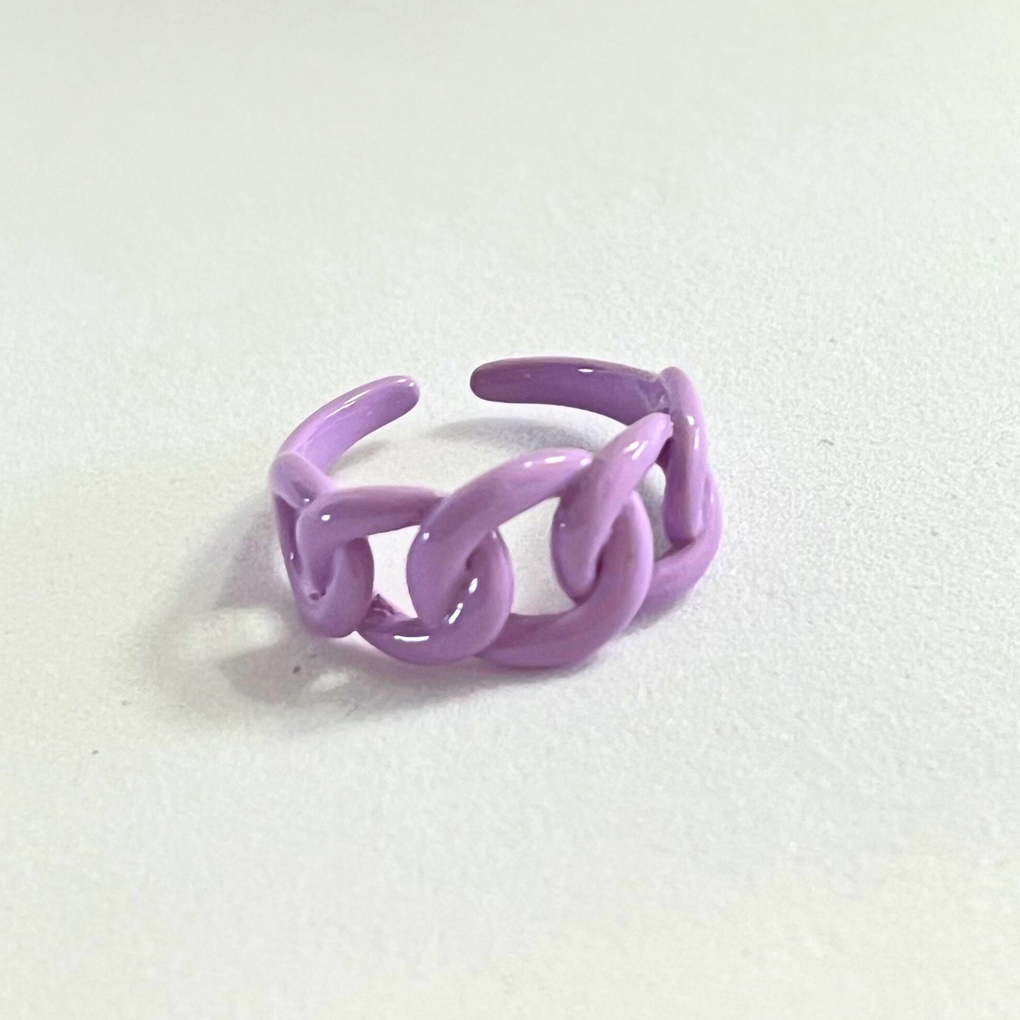 Anillo Chain Purple