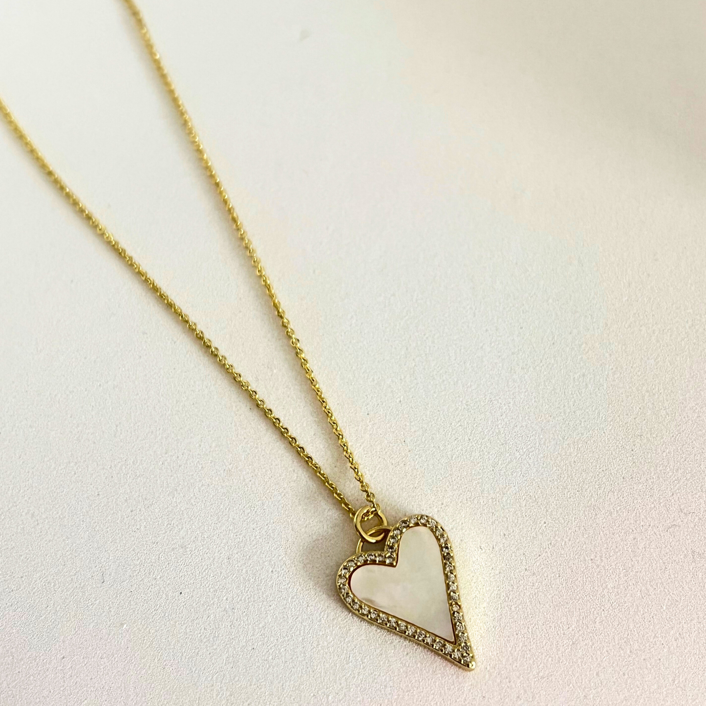 Cadena Frame Nacar Heart