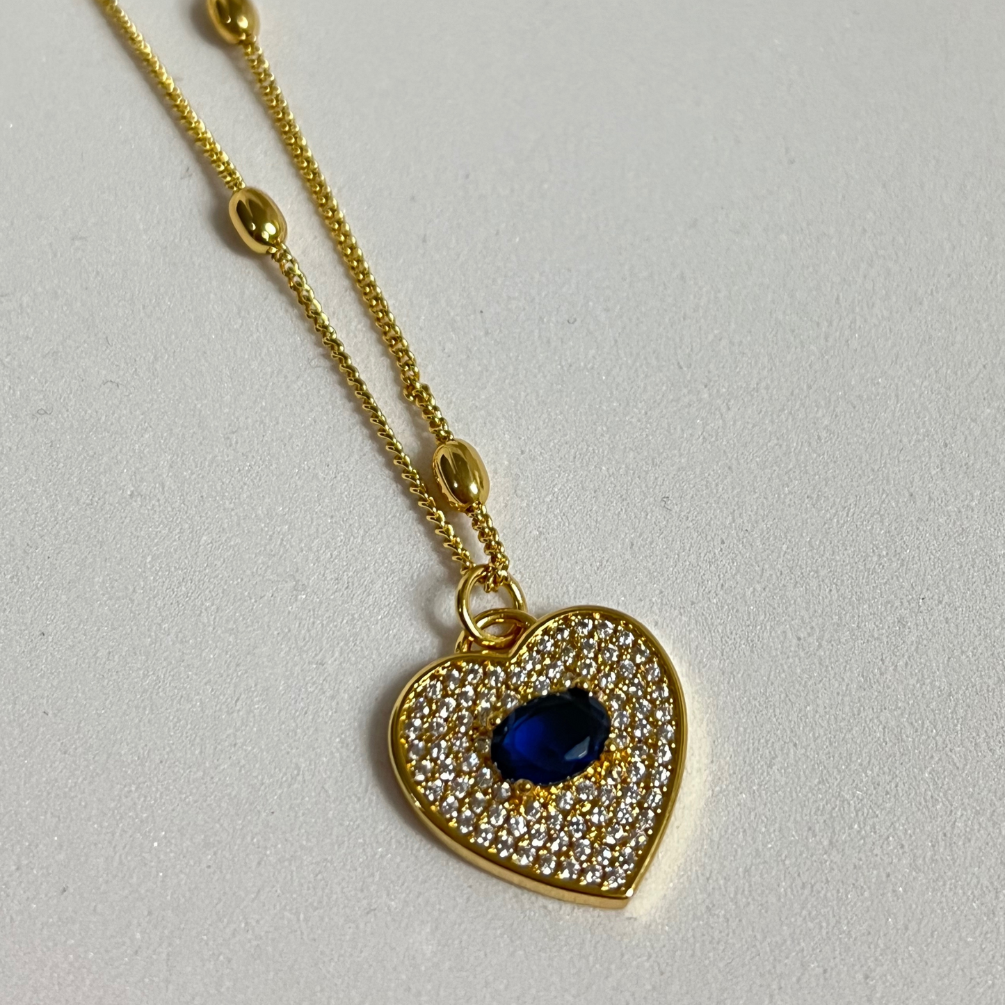 Cadena Heart Crystal Color