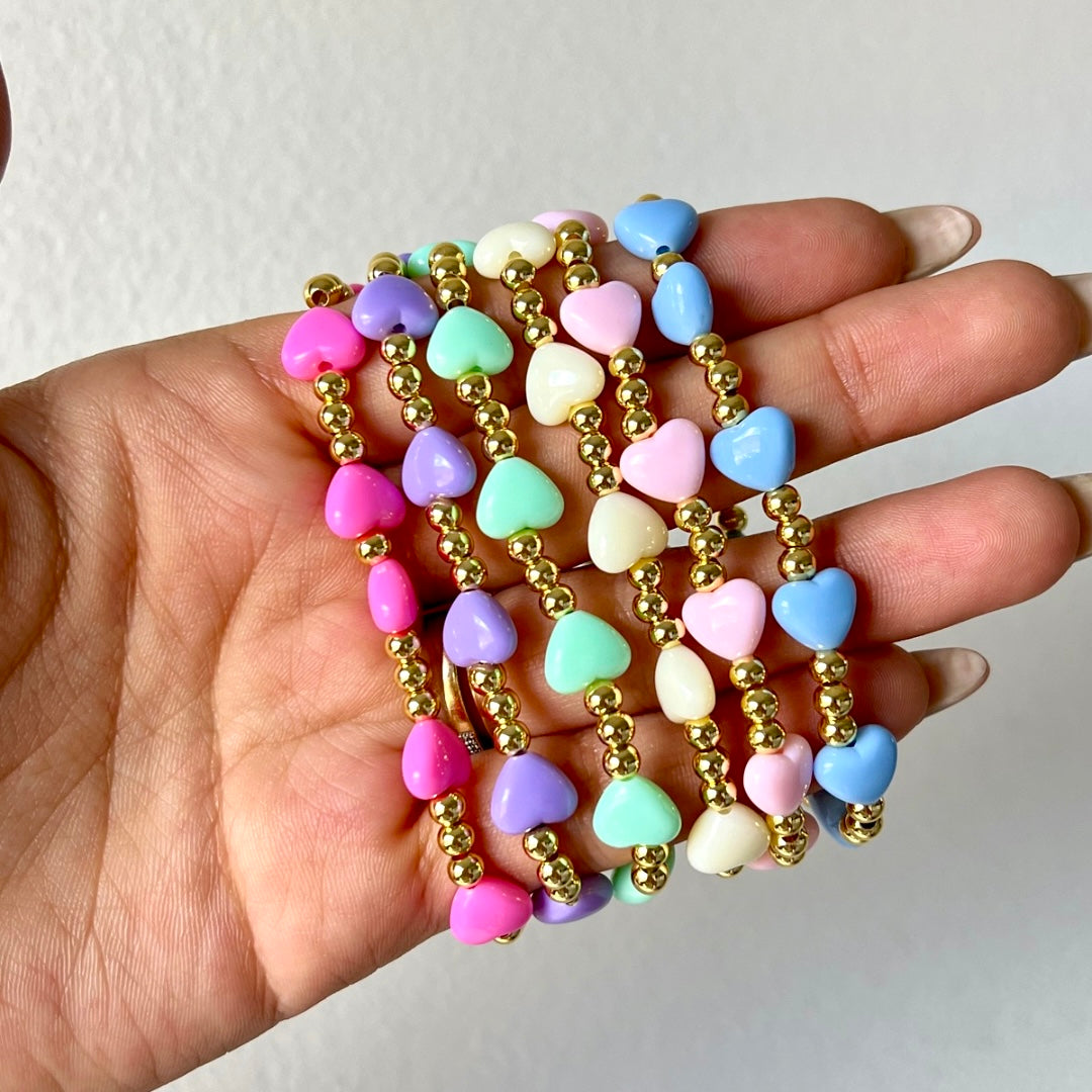 Pulsera Pastels Hearts