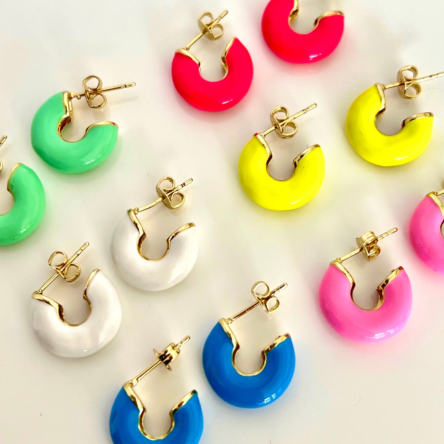 Hoops Enamel Colors