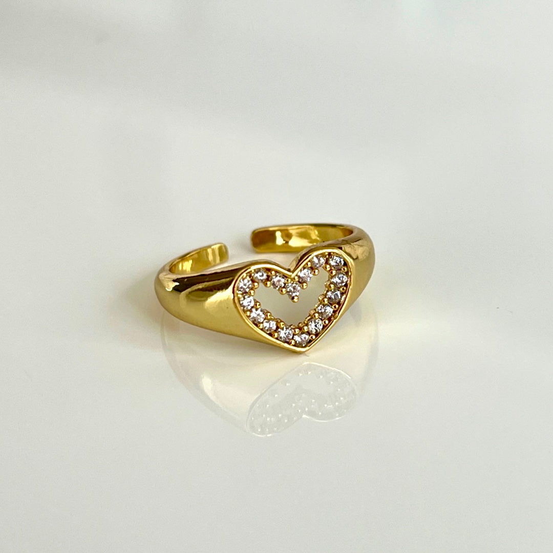 Anillo Heart Mini Zirconium