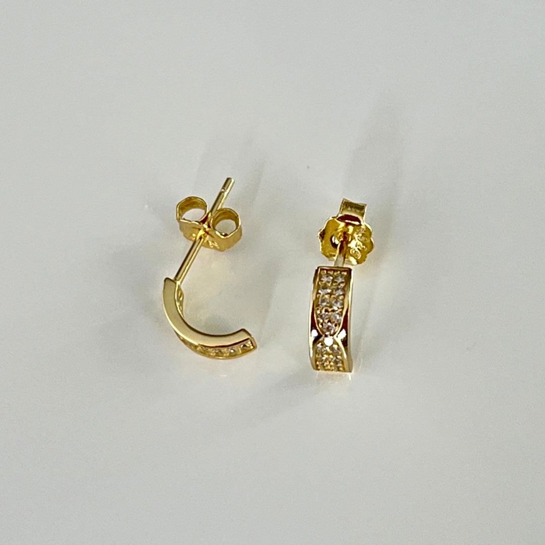 Aretes Half Hoops