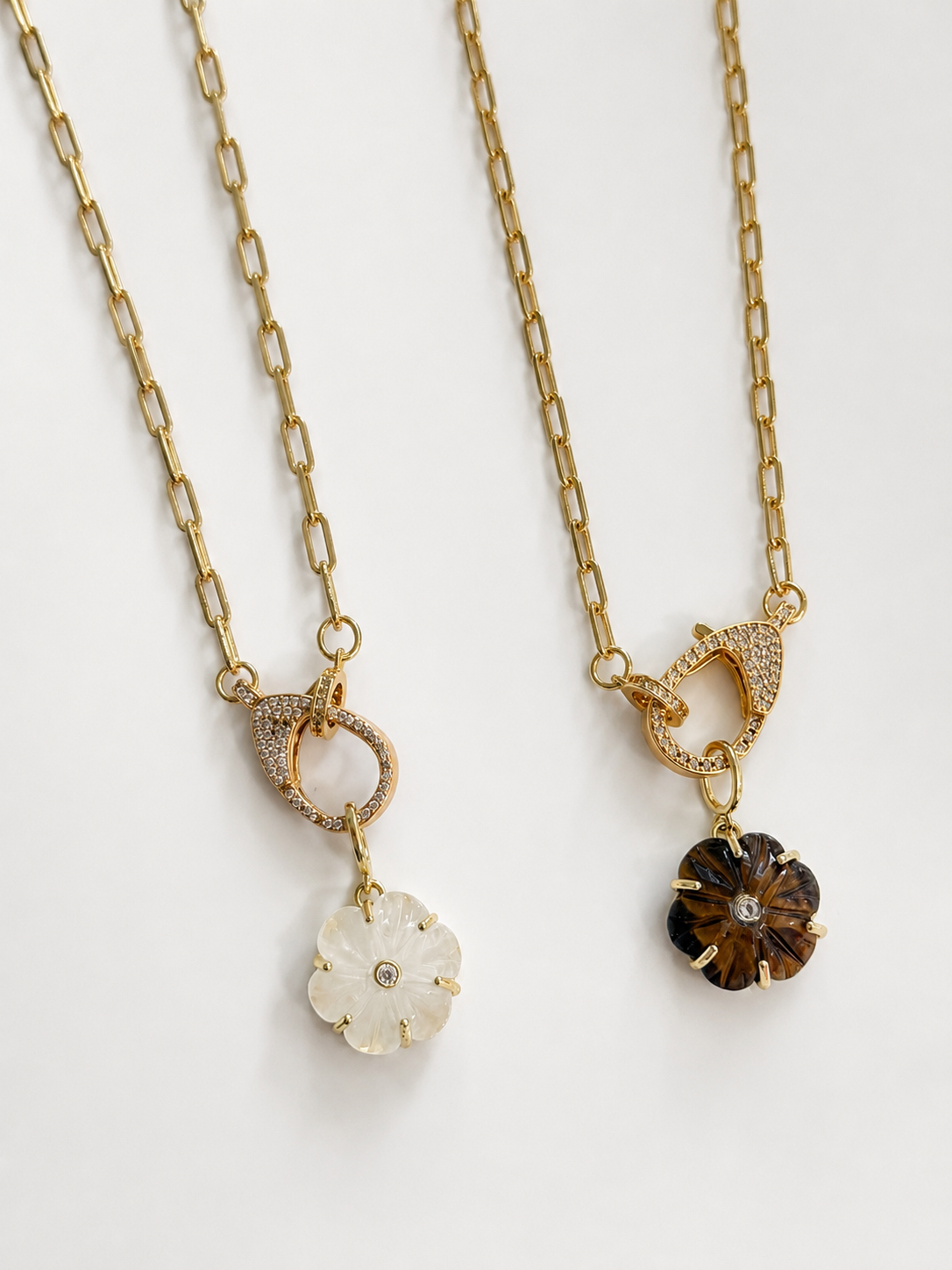 Bloomstone Flower Necklace