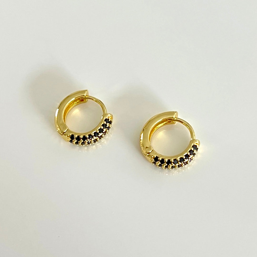 Aretes Mini glam hoops