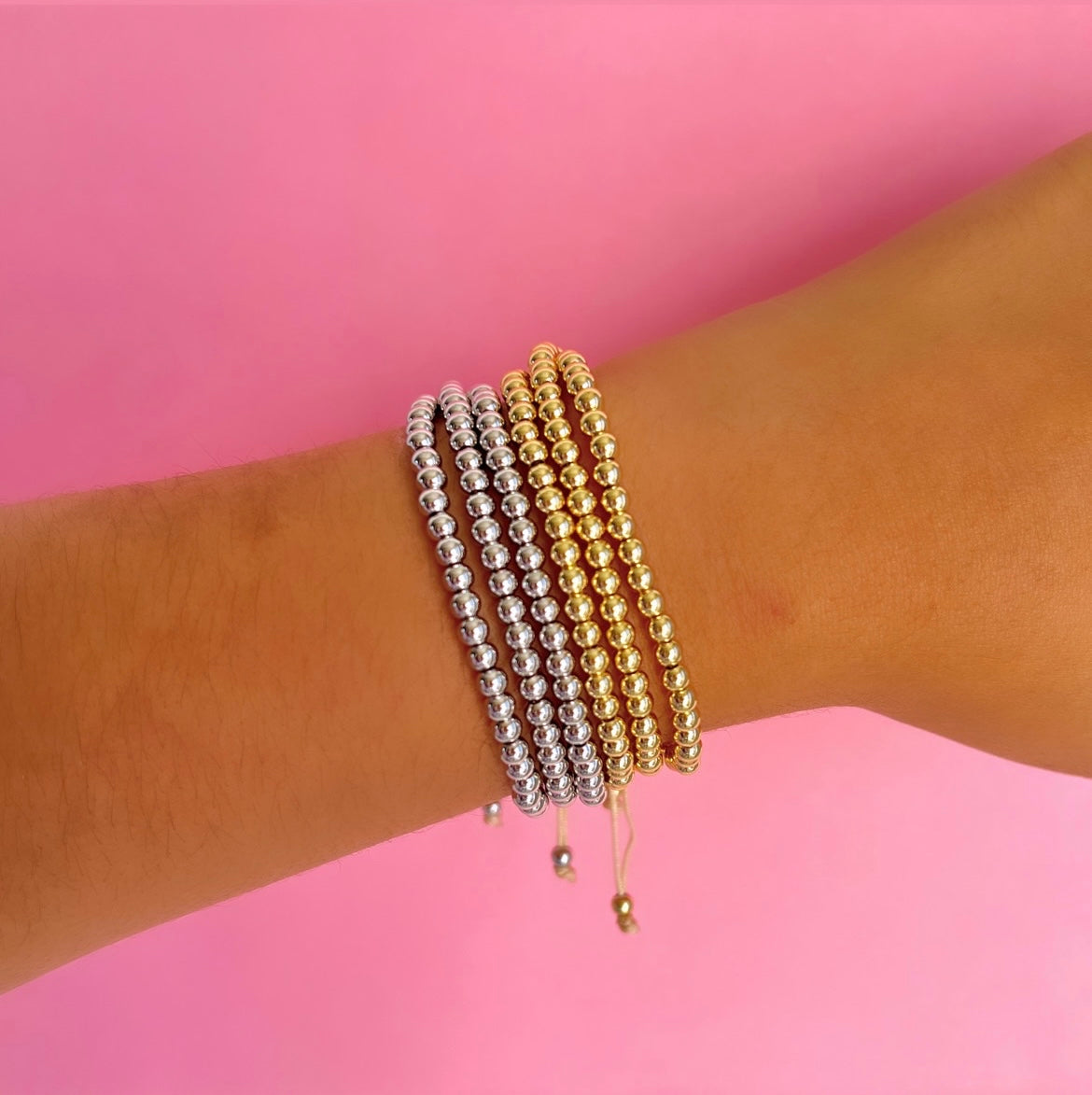 Pulsera Triple Beads