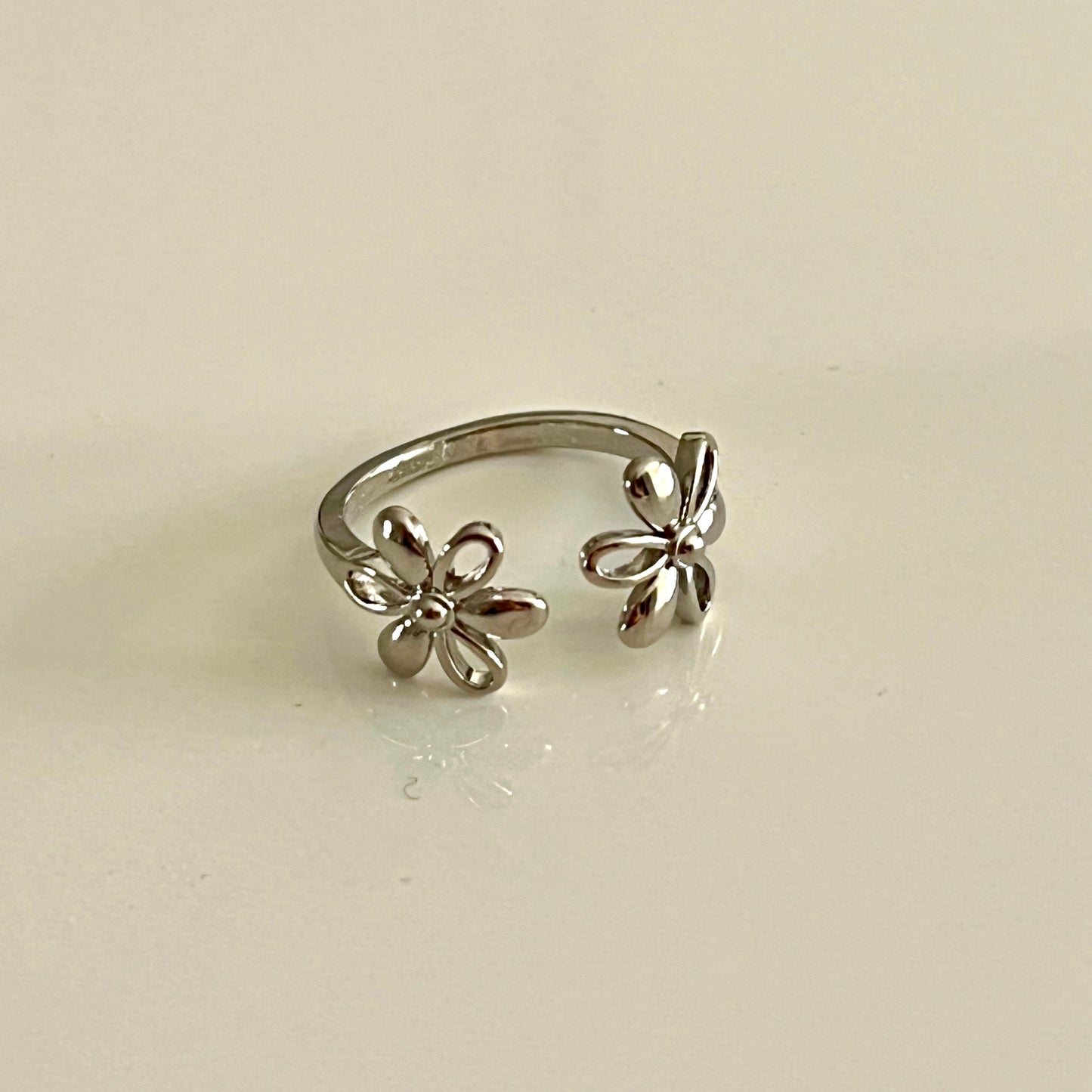 Anillo Two Flowers