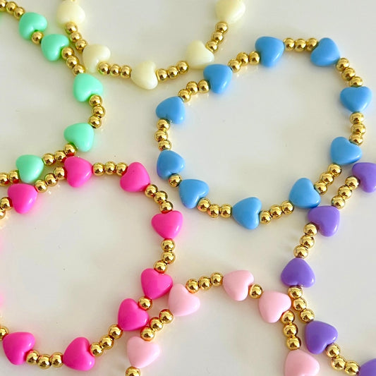 Pulsera Pastels Hearts