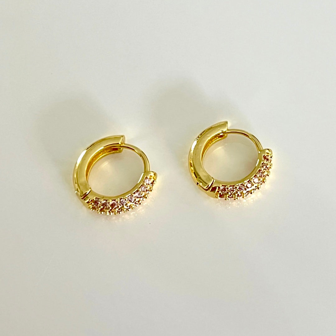 Aretes Mini glam hoops