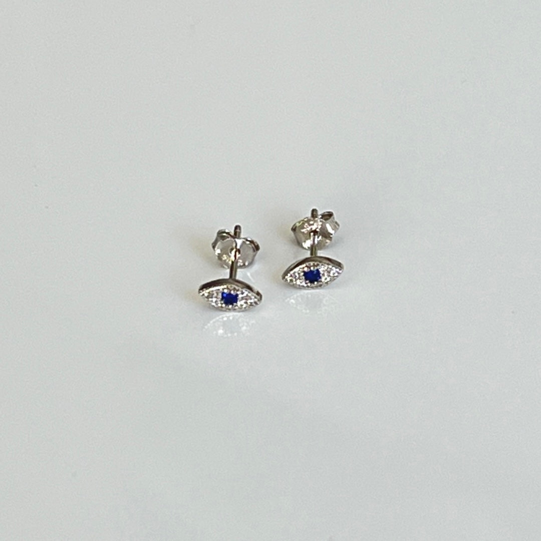 Aretes evil eye mini