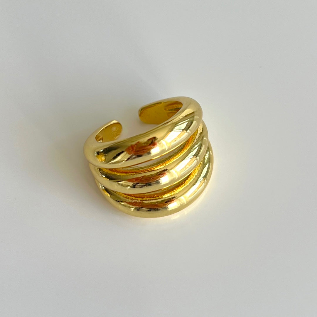 Anillo Chunky Lines