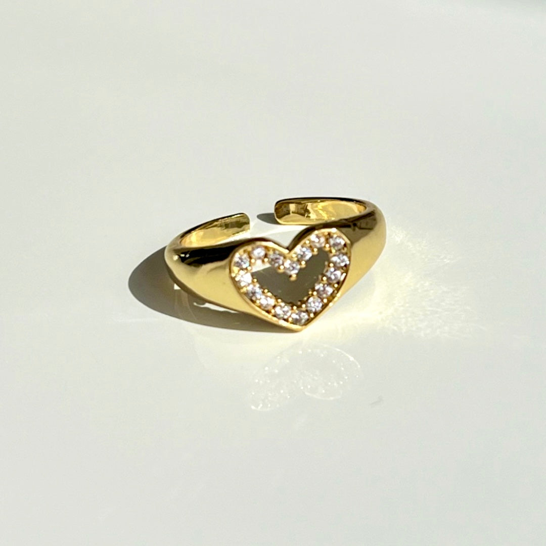 Anillo Heart Mini Zirconium