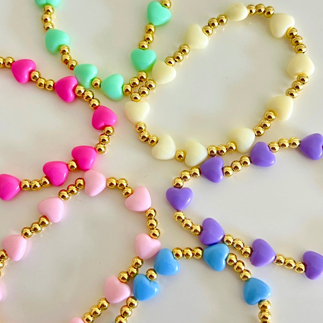 Pulsera Pastels Hearts