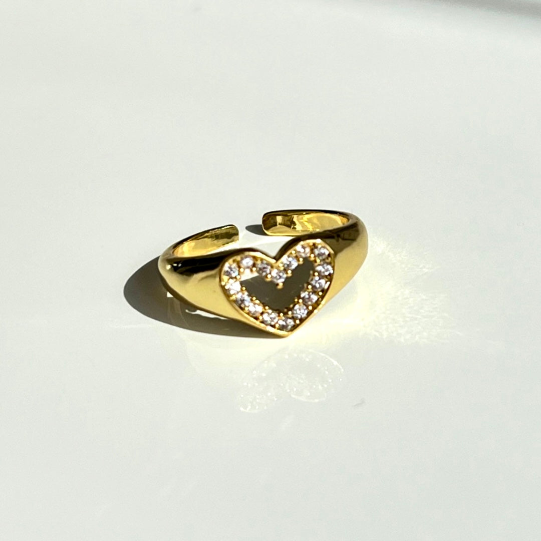 Anillo Heart Mini Zirconium