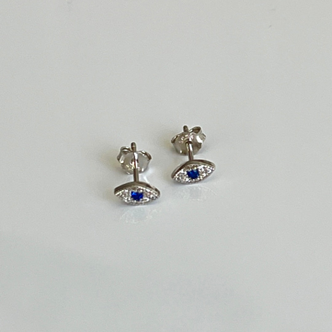 Aretes evil eye mini