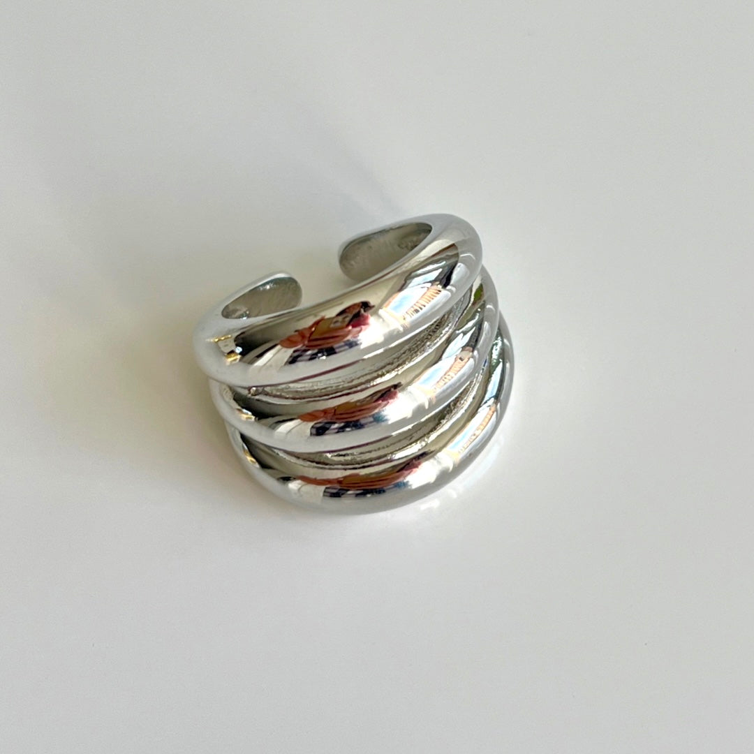 Anillo Chunky Lines