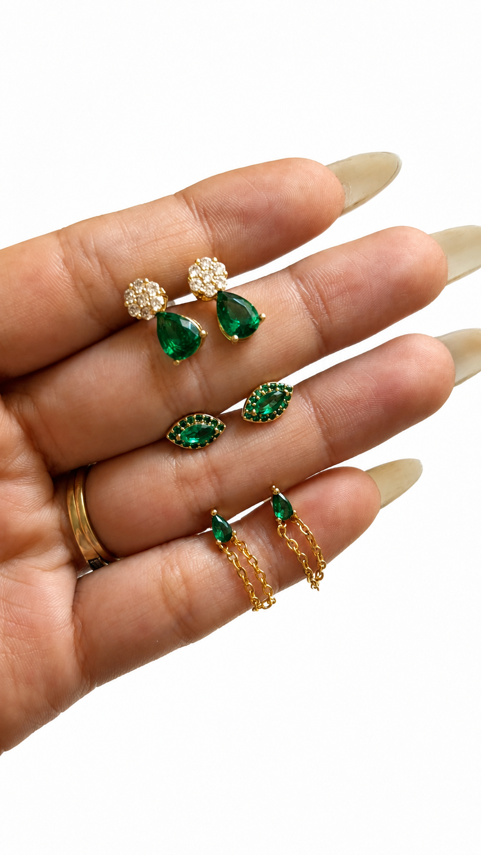Emerald Elegance Earrings