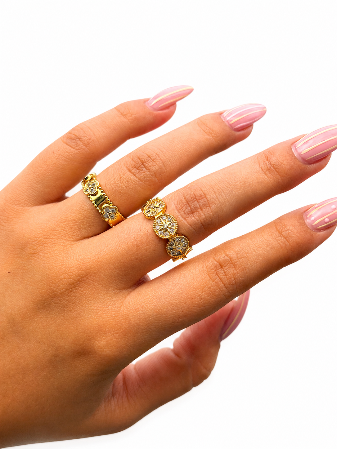 Golden Charms Ring Collection