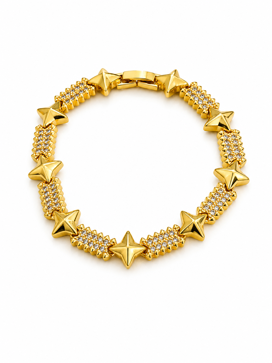 Golden Glam Bracelets