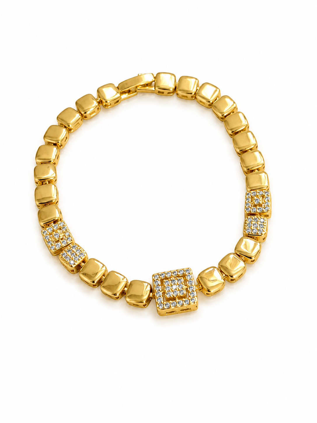 Golden Glam Bracelets