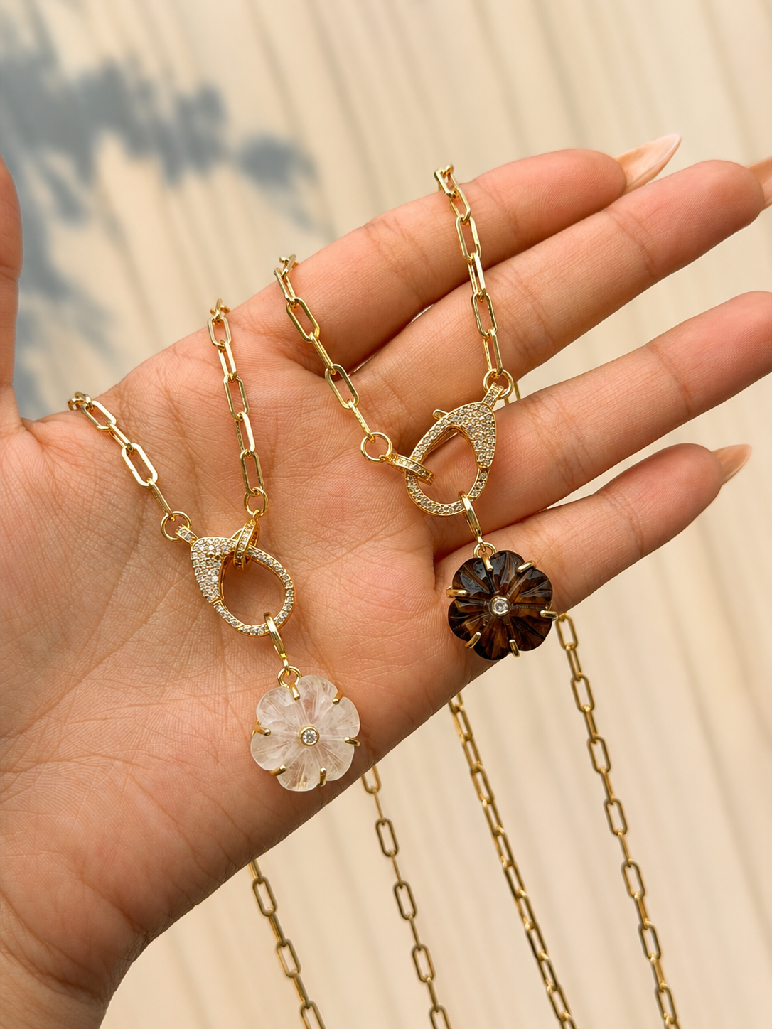 Bloomstone Flower Necklace