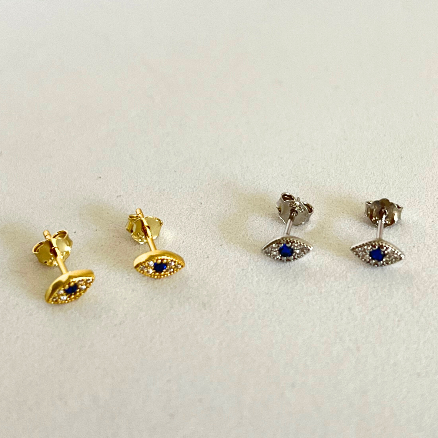 Aretes evil eye mini