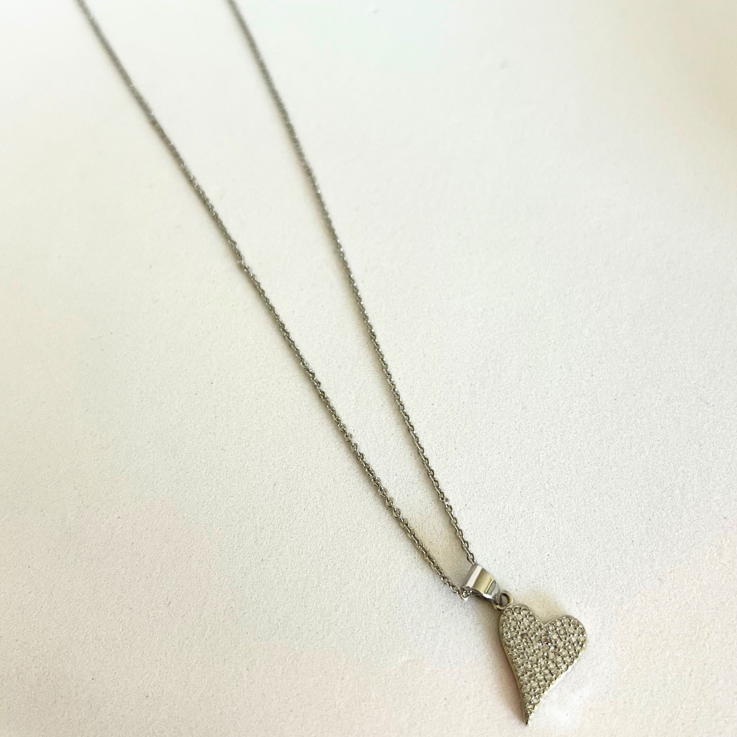 Cadena Mini Heart Silver