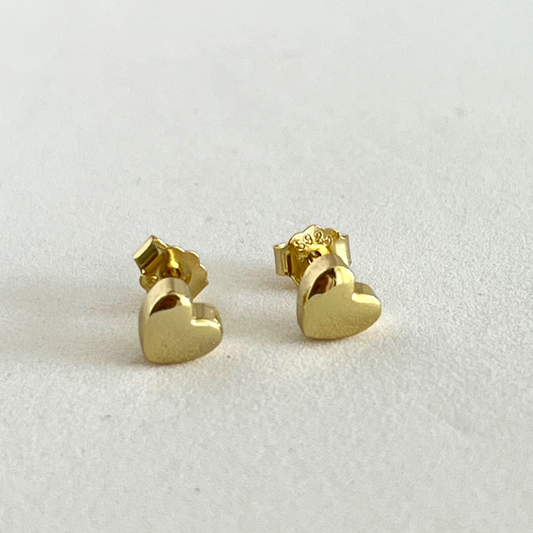 Aretes Heart plain