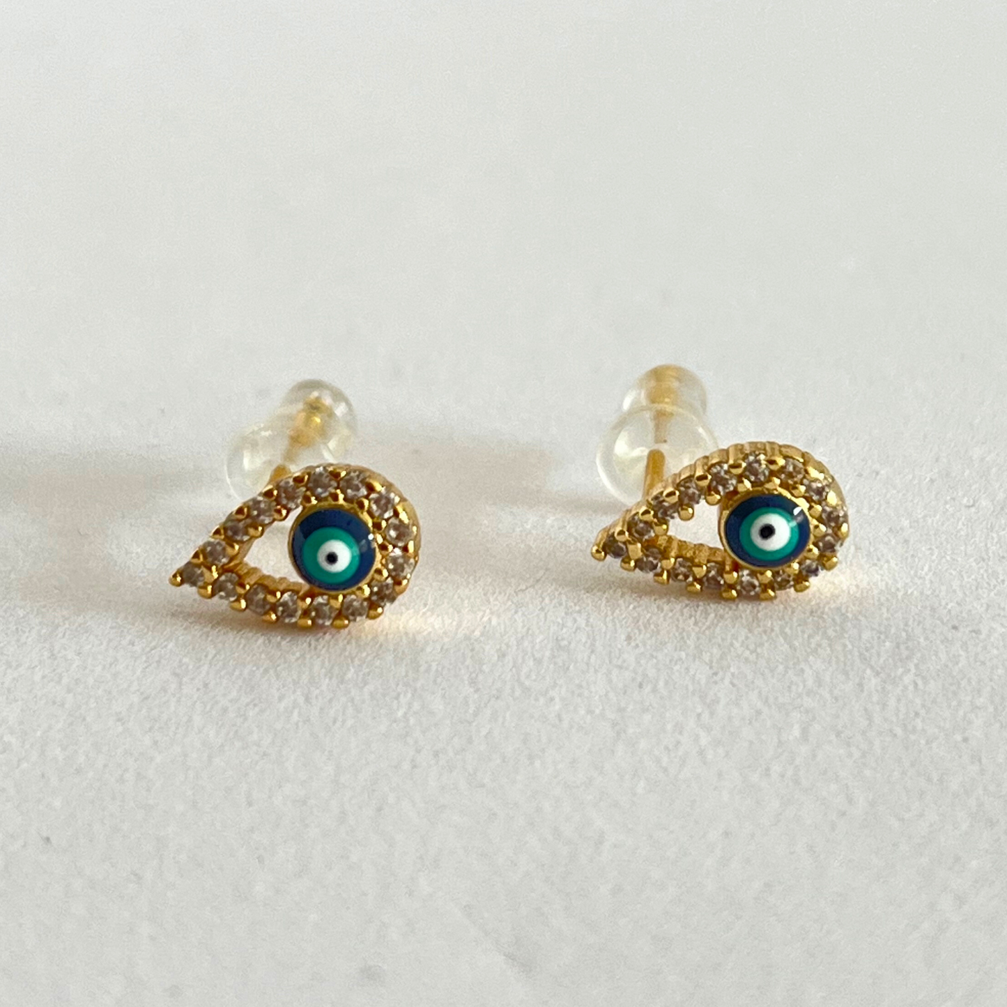 Aretes Gota evil eye