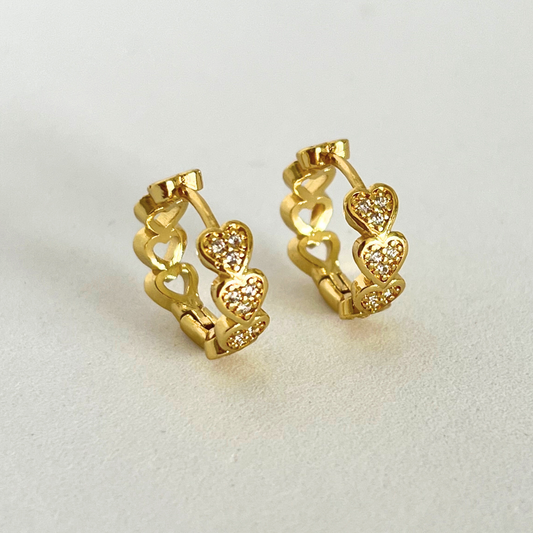 Aretes Basic Hearts