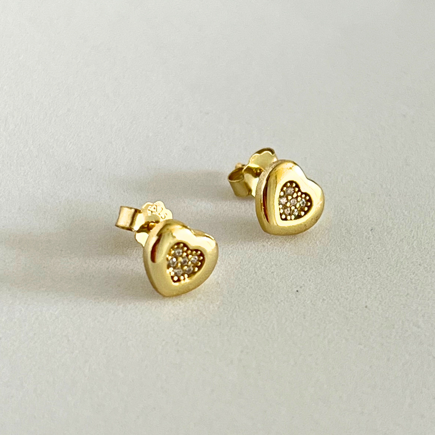 Aretes Mini Gold Heart