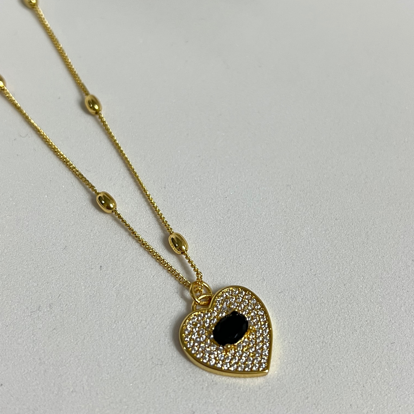 Cadena Heart Crystal Color