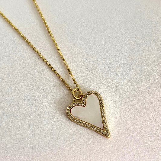 Cadena Frame Nacar Heart