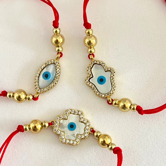 Pulsera Evil Eye Red