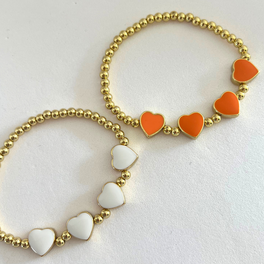 Pulsera Hearts&Beads