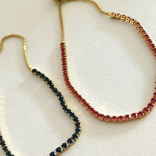 Crystals bracelets square