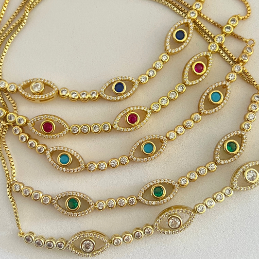 Pulsera Evil Eye Crystal