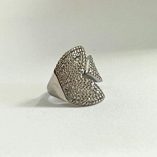 Anillo Leaves Silver